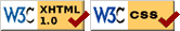 Valid XHTML and CSS